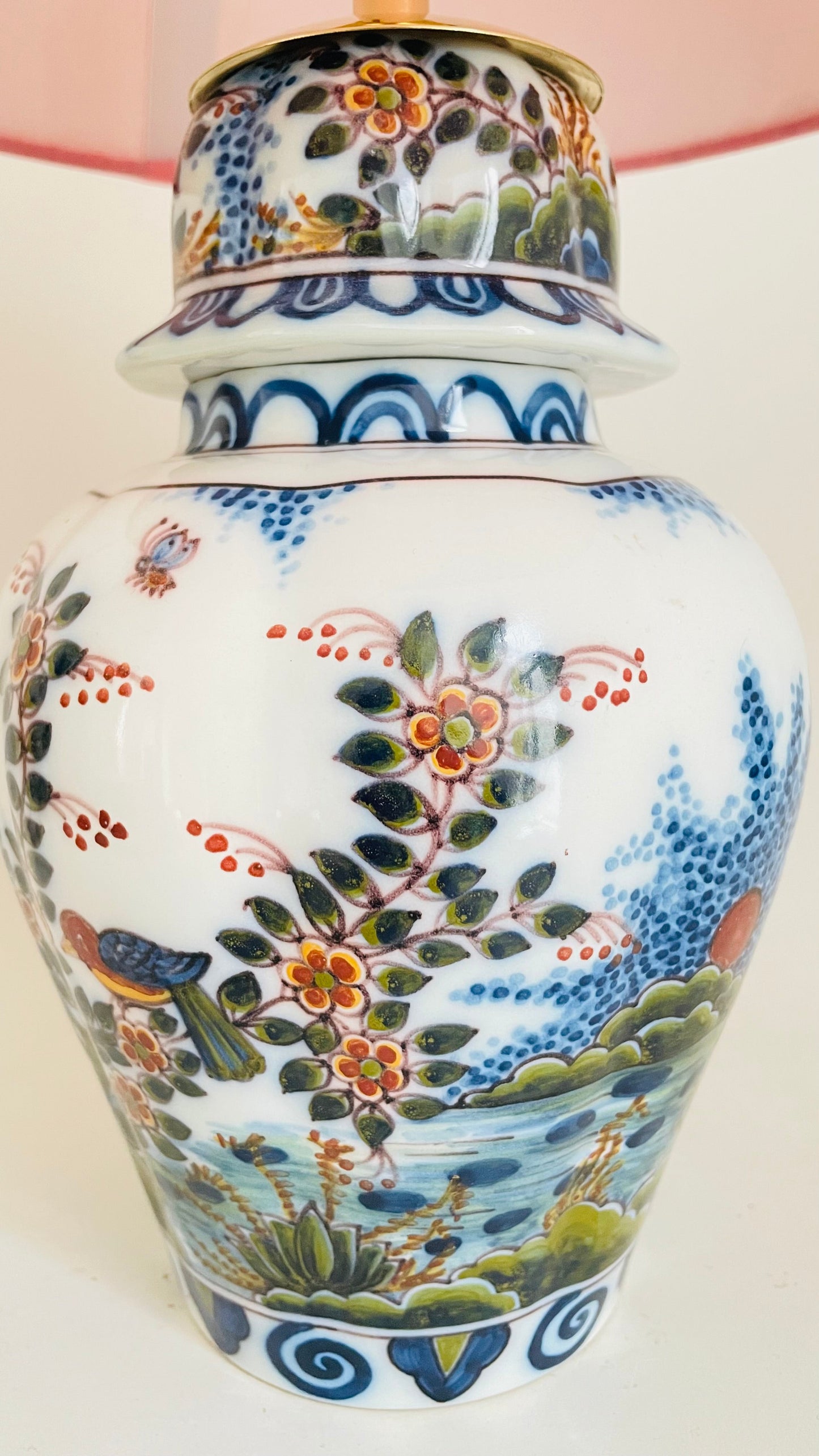 Antique Makkum Jar Lamp