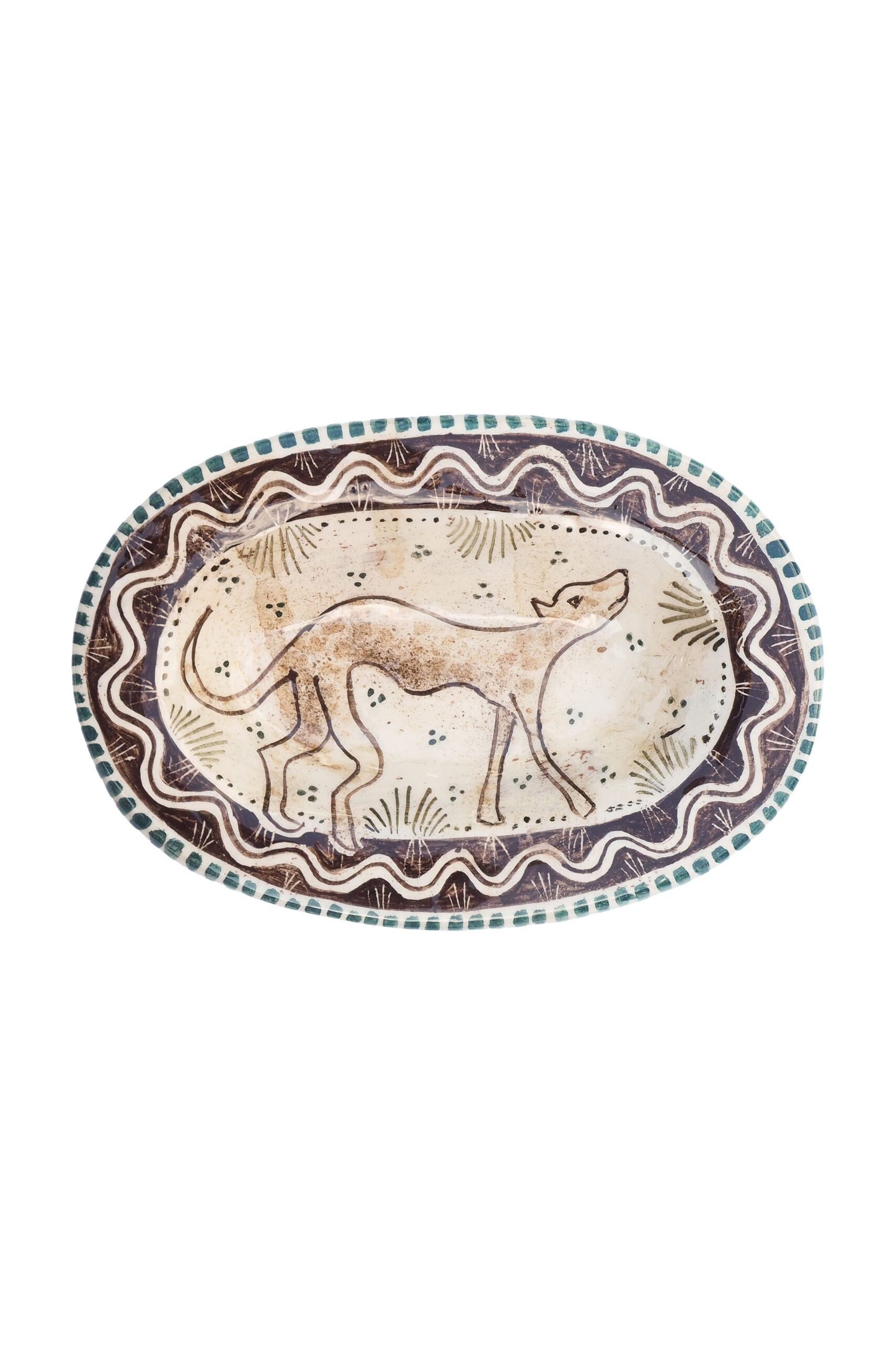 Oval Hound Dish