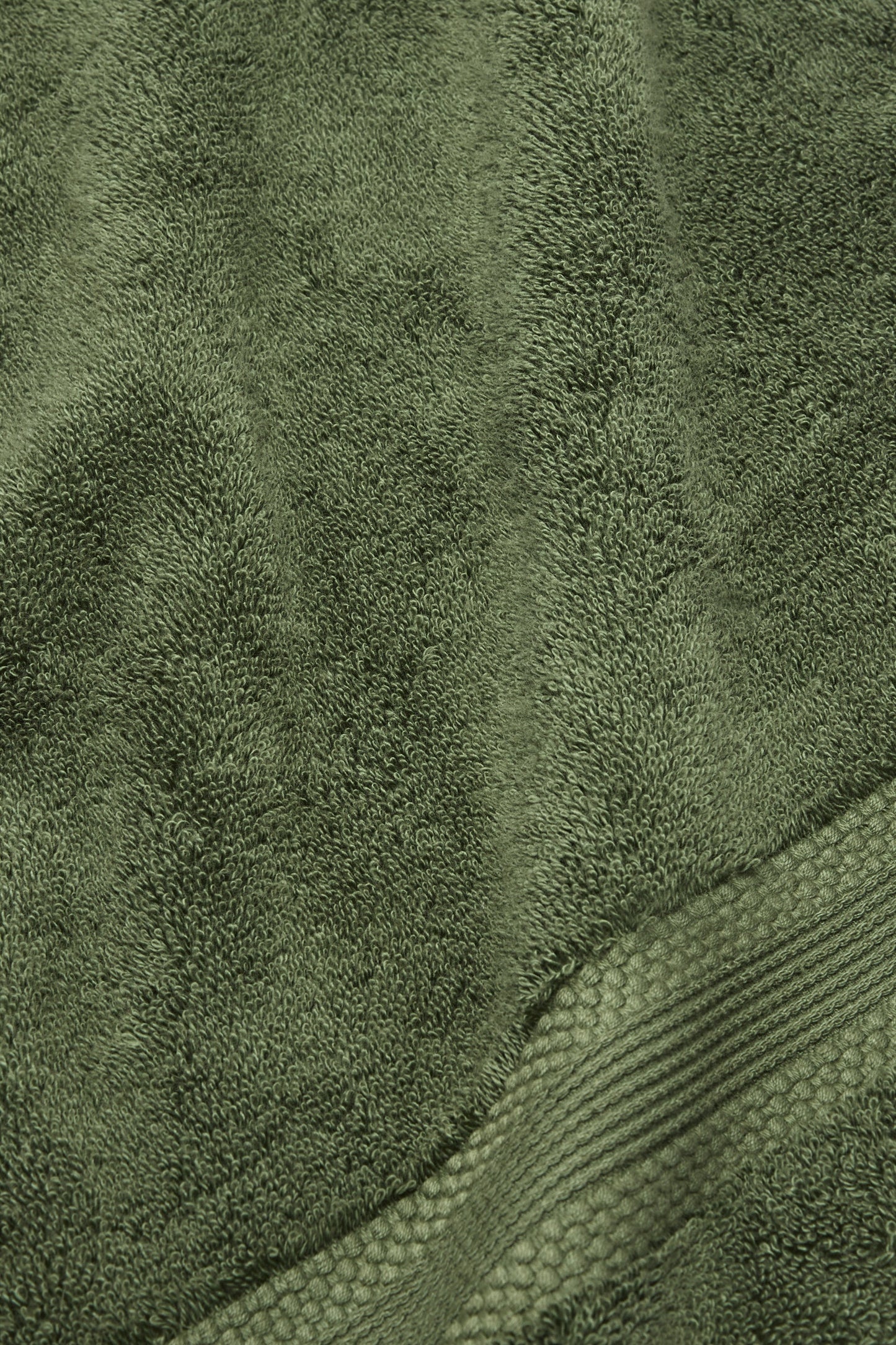 Organic Cotton Hand Towel - Forest Green