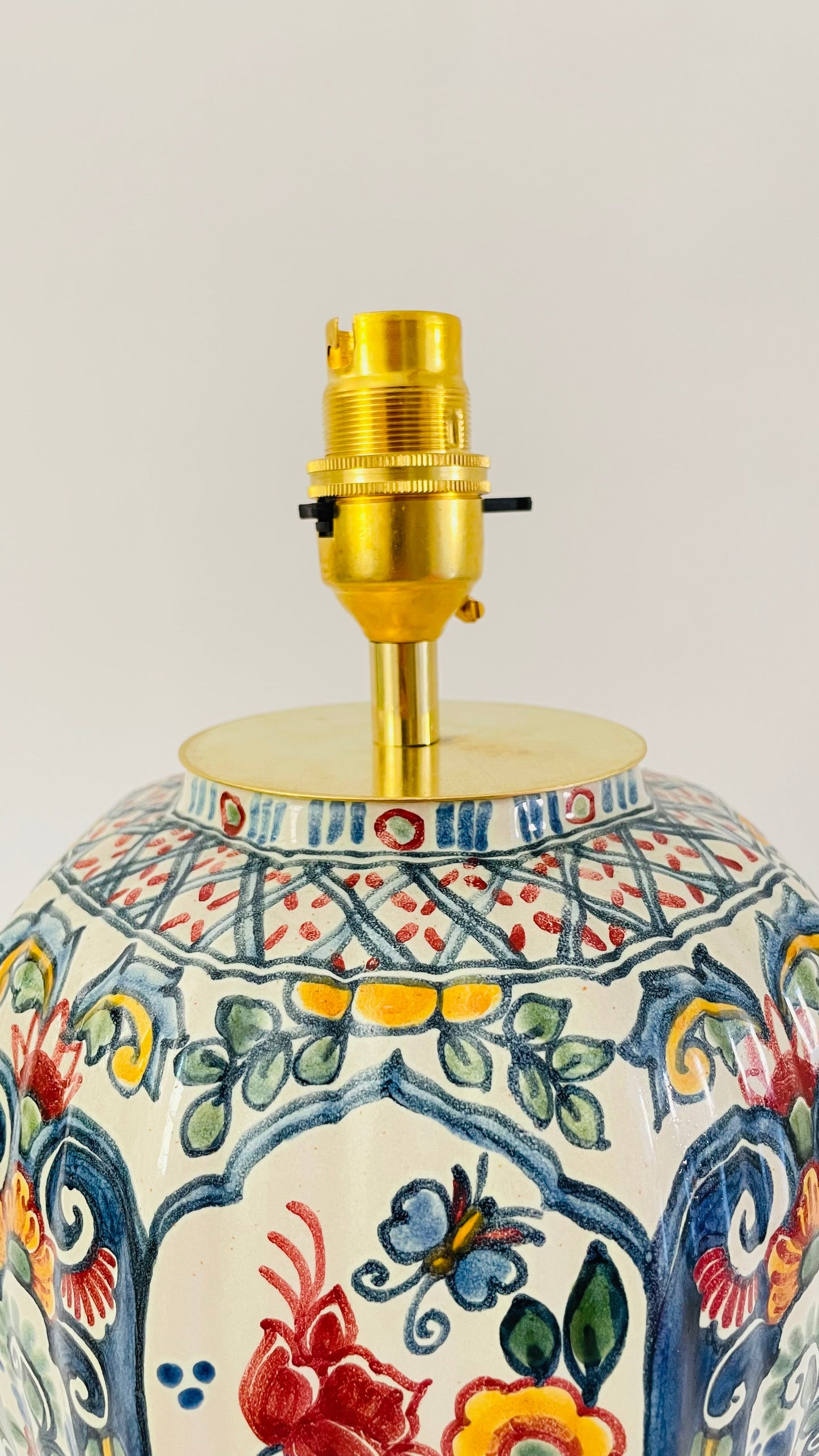 Antique Makkum Lamp