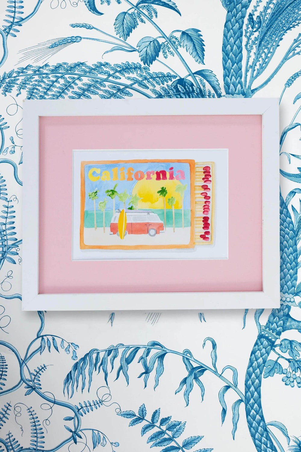 California Matchbook Print