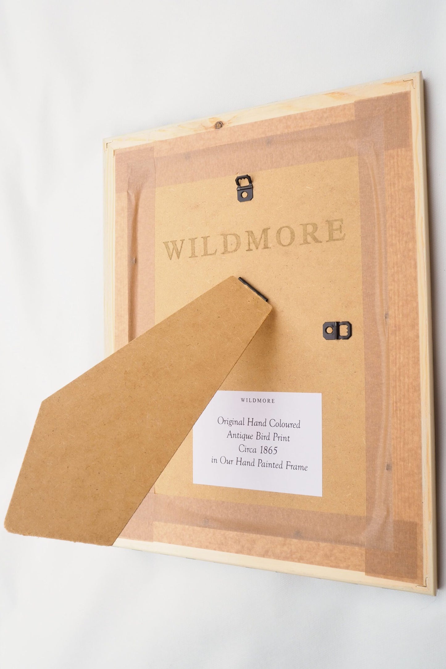 Antique Bird in Hand Painted Frame