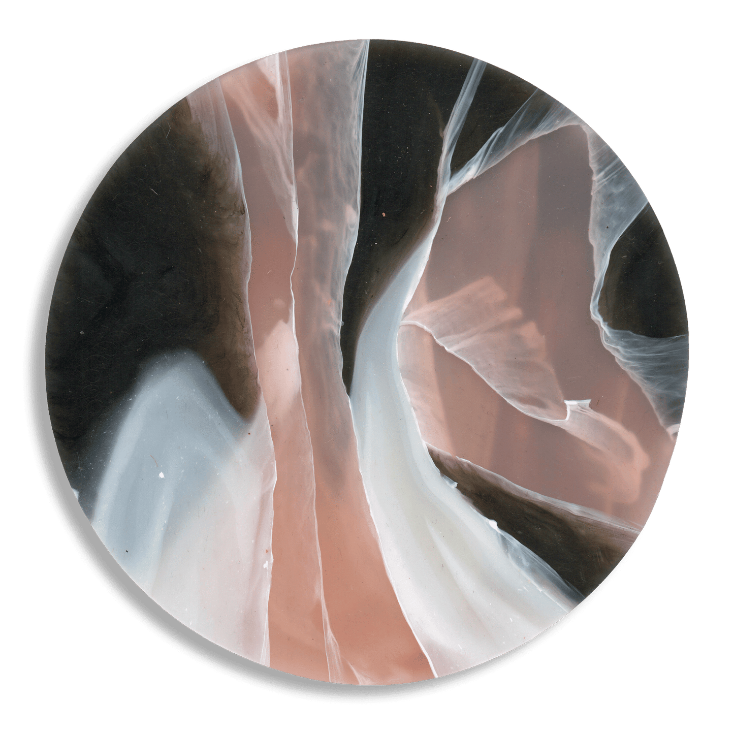 Recycled Plastic Coaster Tortoiseshell Rose Quartz