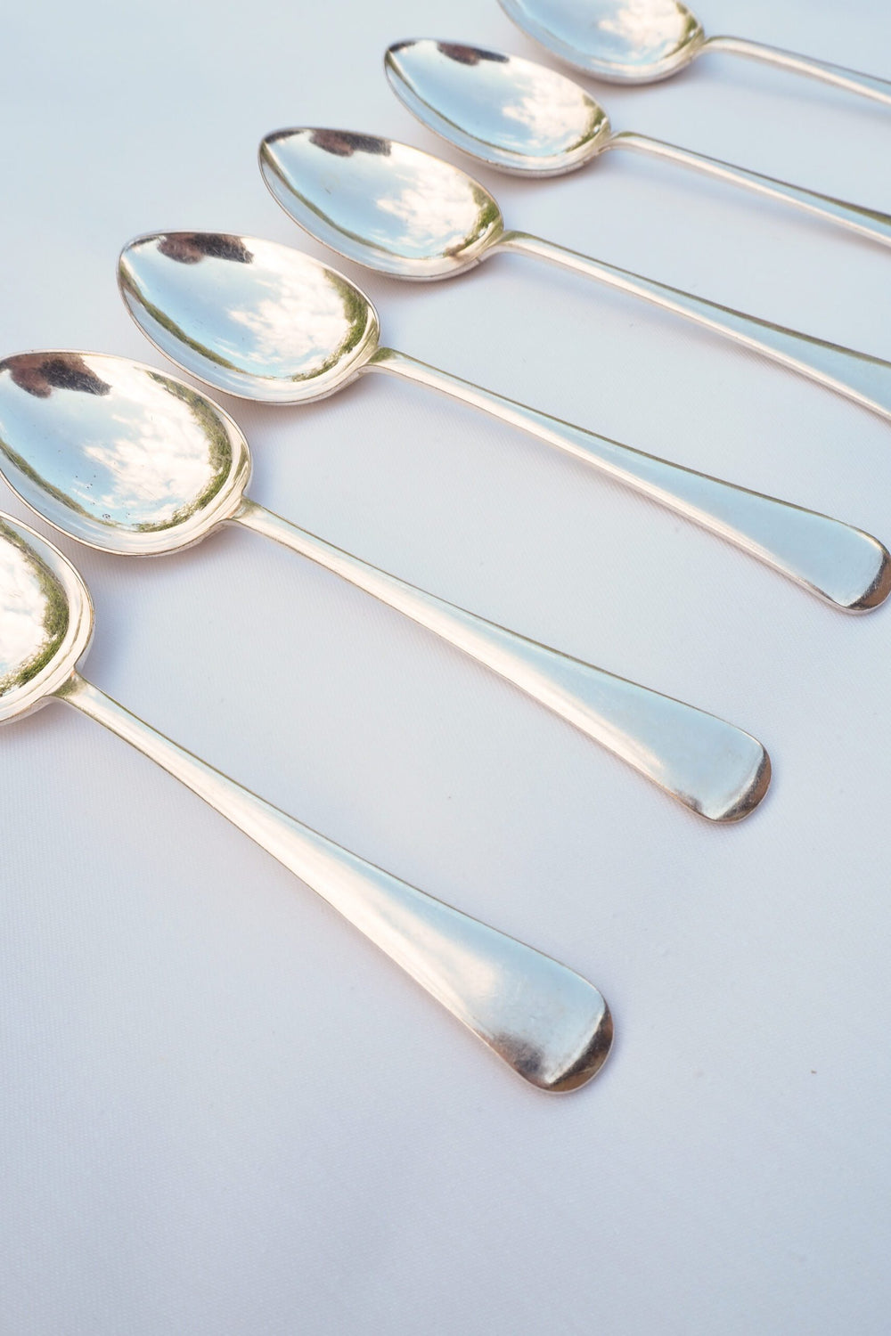 6 Vintage Silver Plate Spoons