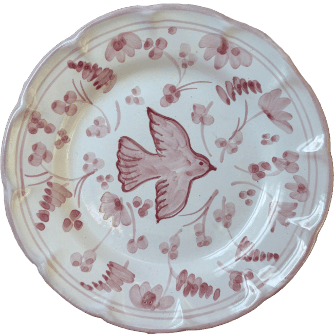 Colomba Pink Plate 20cm
