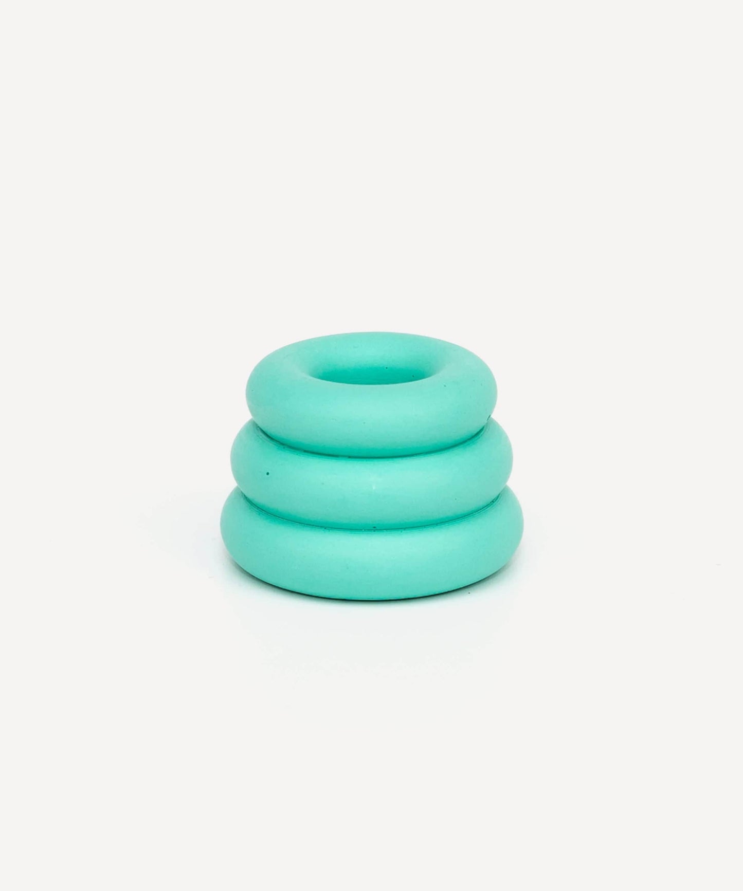 Mint Green Triple O Candleholder