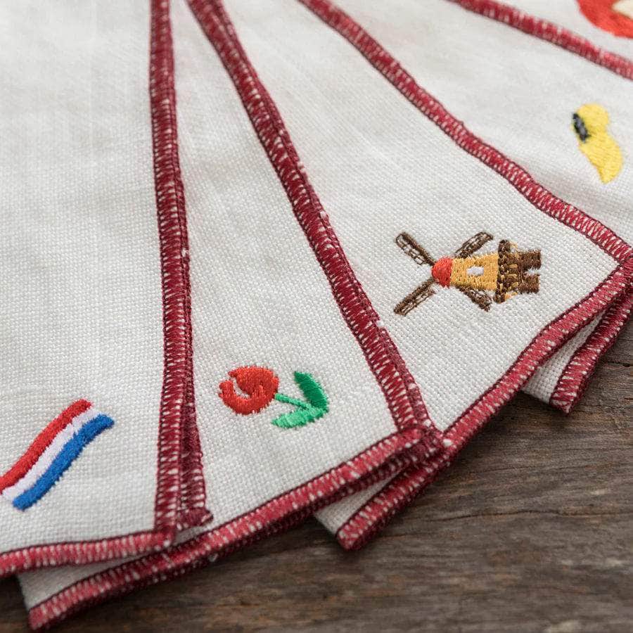 Netherlands Cocktail Linen Napkins