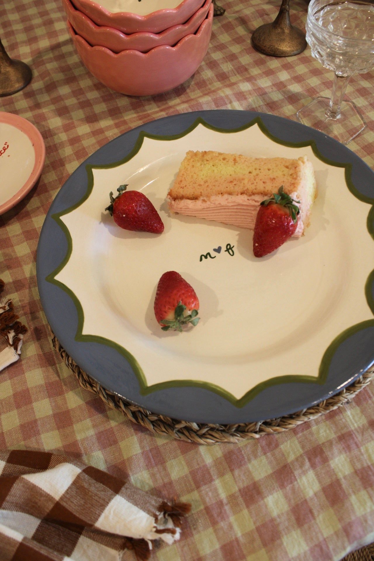 Hand-painted Custom Dinner Plates