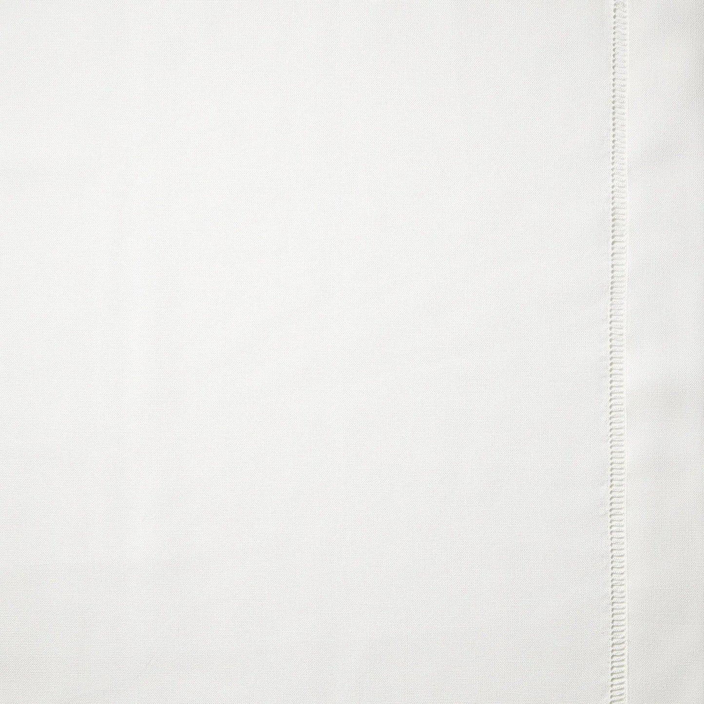 Drawn Thread Curtains - Ladder Stitch Edge - Ivory White