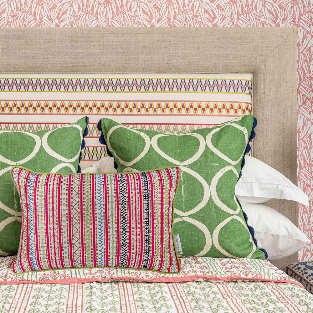 Capri Pink Oblong Cushion