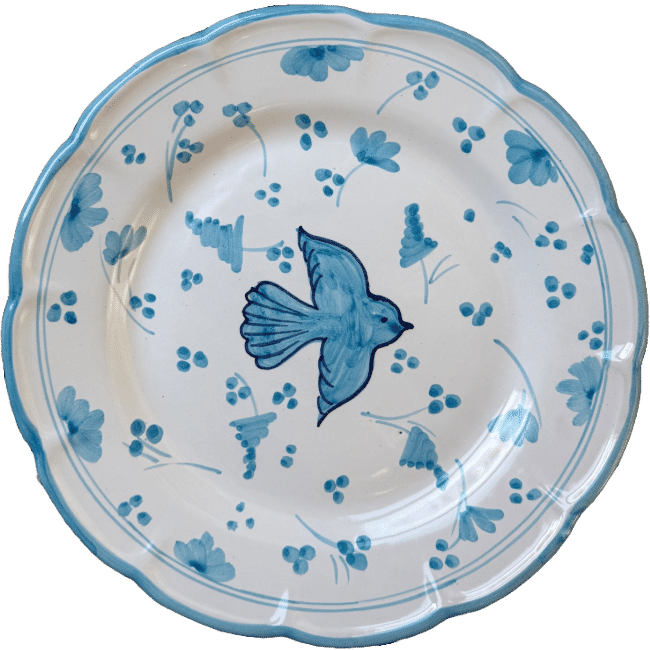 Colomba Turquoise Plate 25 cm