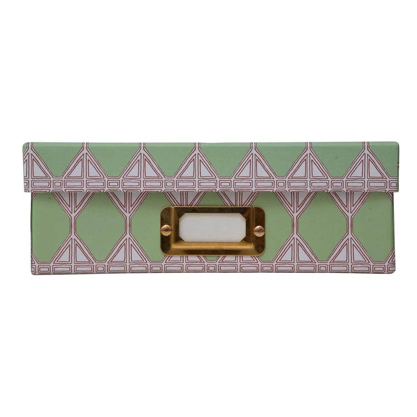 Romarong Loko Green Lidded Portfolio Box