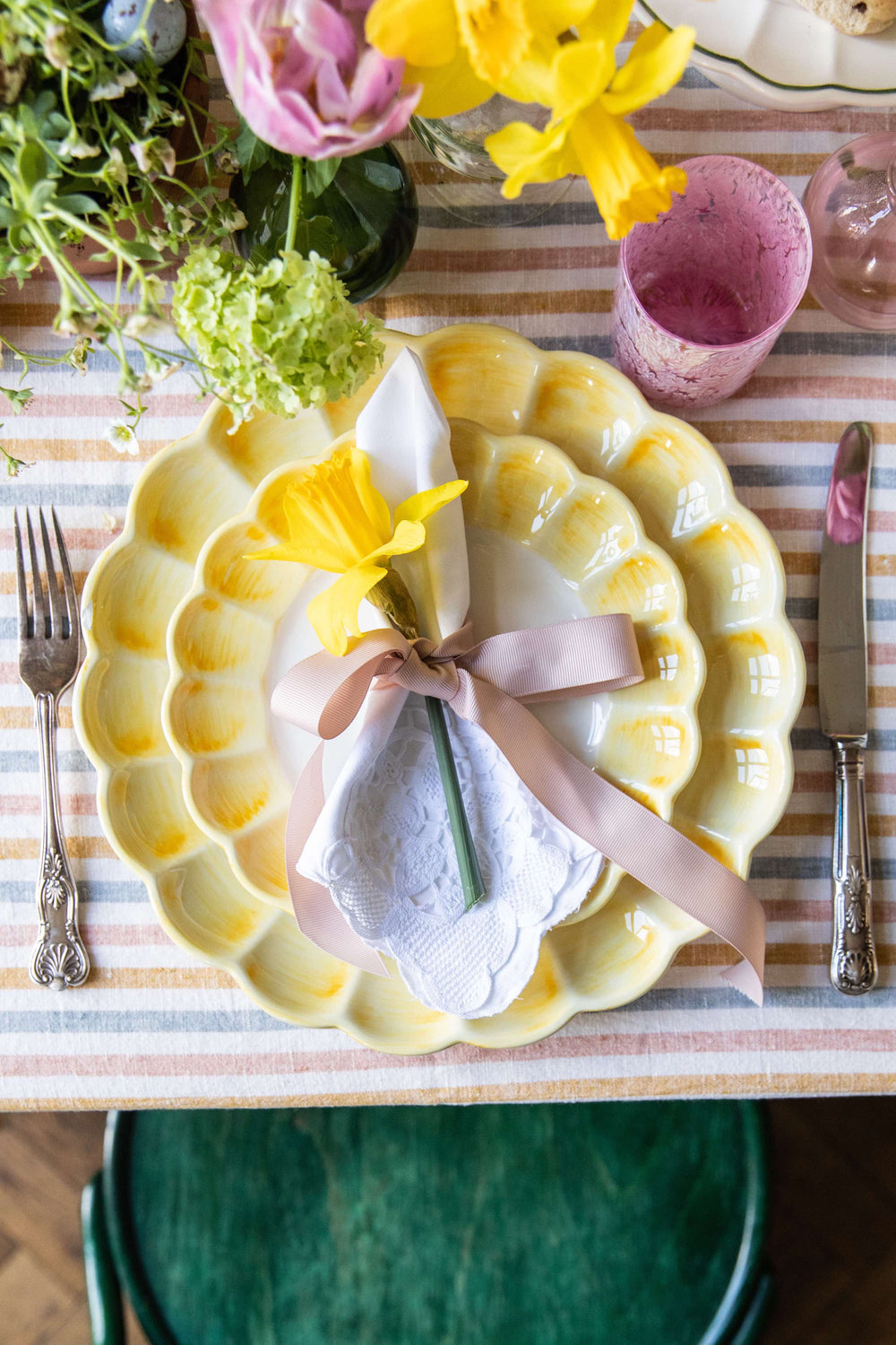 Lido Side Plate, Yellow, Set Of 4