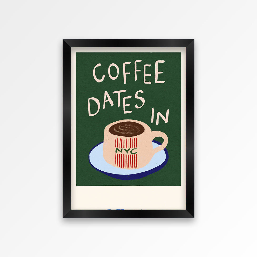Coffee Dates in New York Print