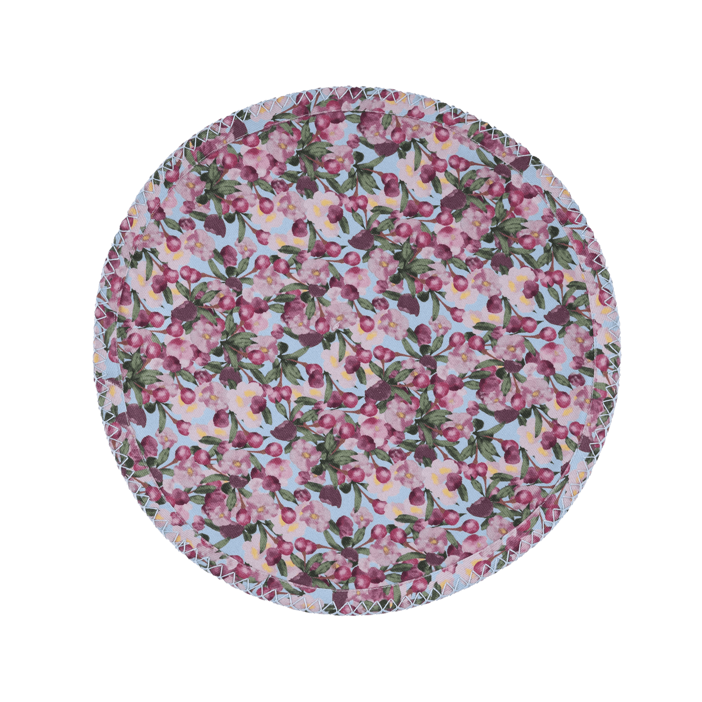 Romance is Dead Blue Round Placemats | Set of 6