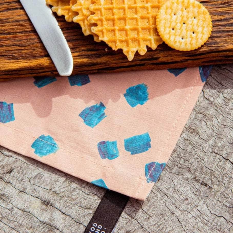 Scribble Tea Towel - Pink