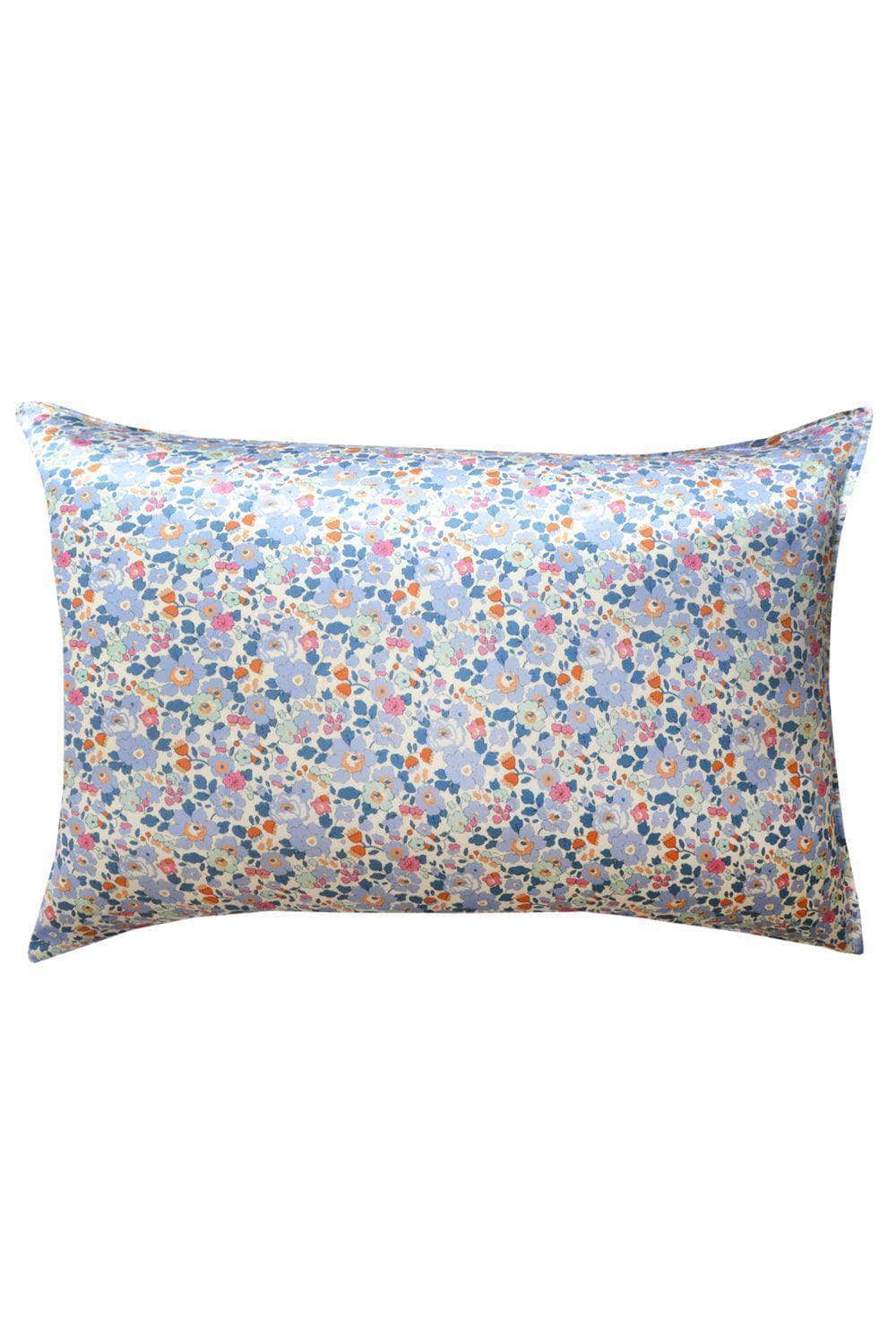 Silk Pillowcase Made With Liberty Fabric Betsy Lavender