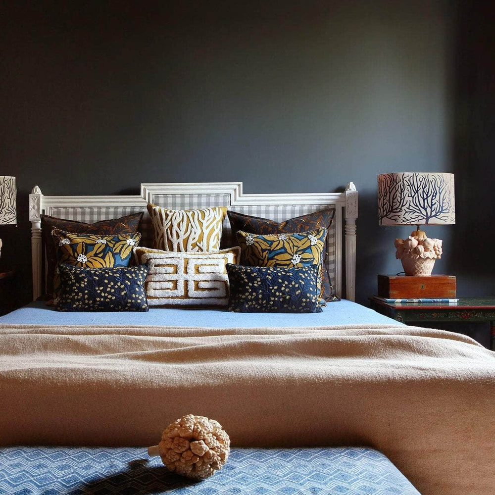 Cushion Yoko Spice & Navy