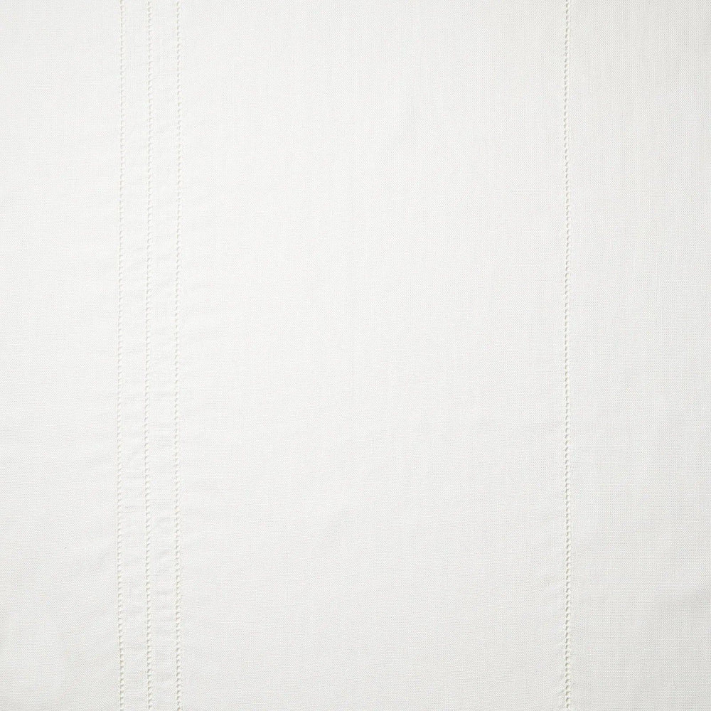 Drawn Thread Curtains - Hemstitch Rows - Ivory White