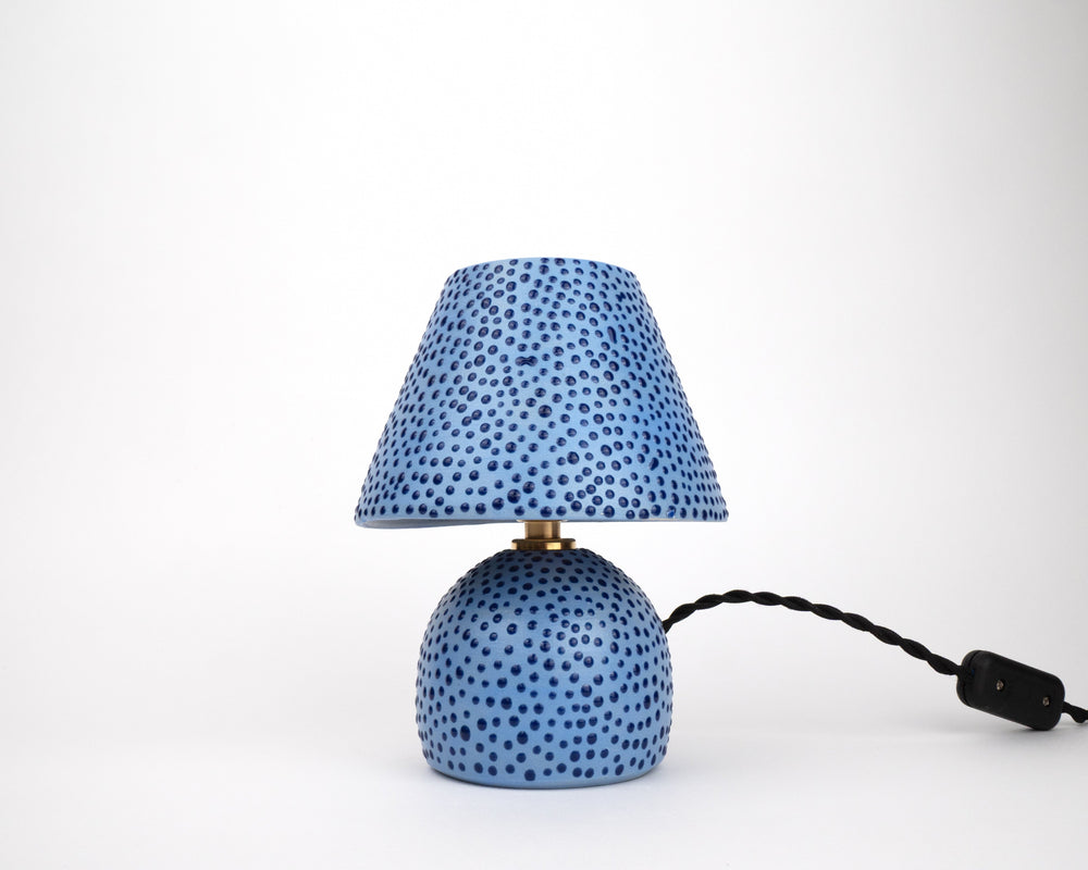 'Dots' Table Lamp - Blue