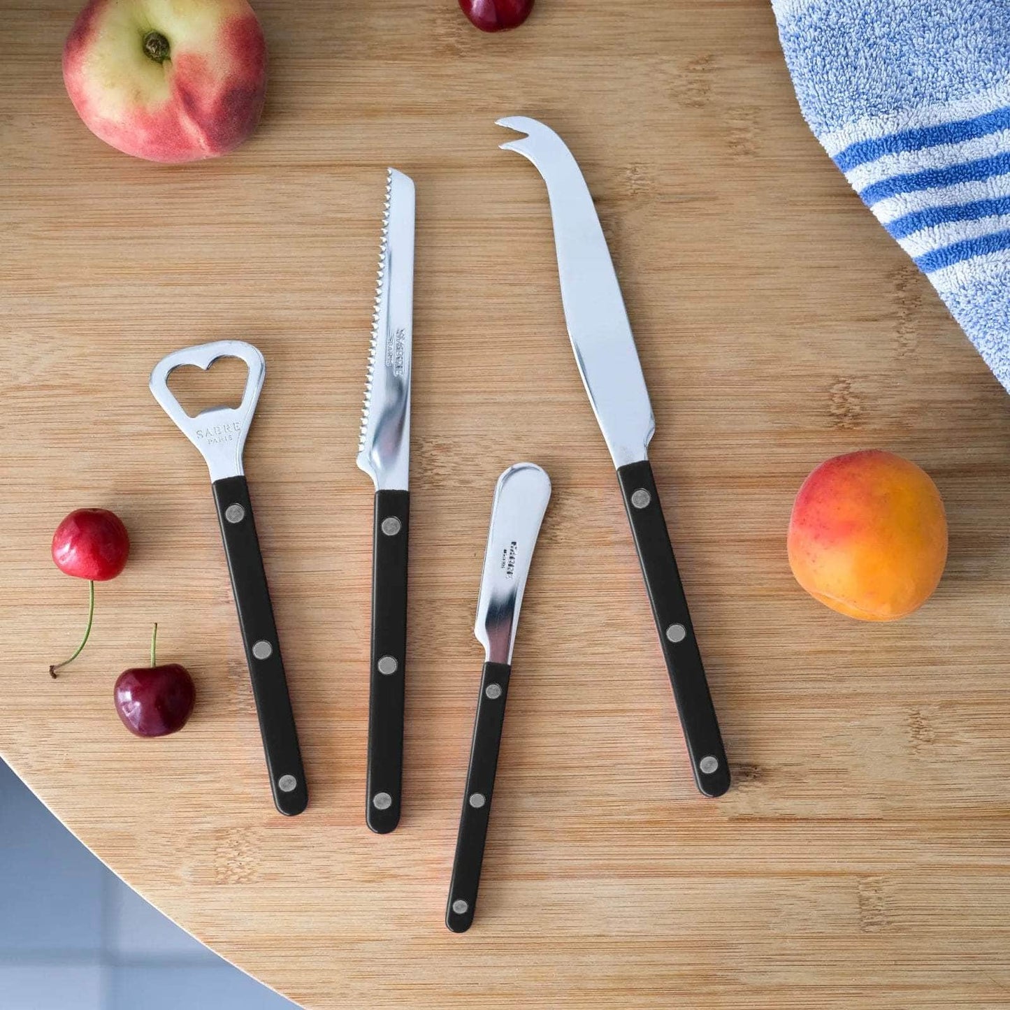 Bistrot Aperitif Cutlery Set, Black