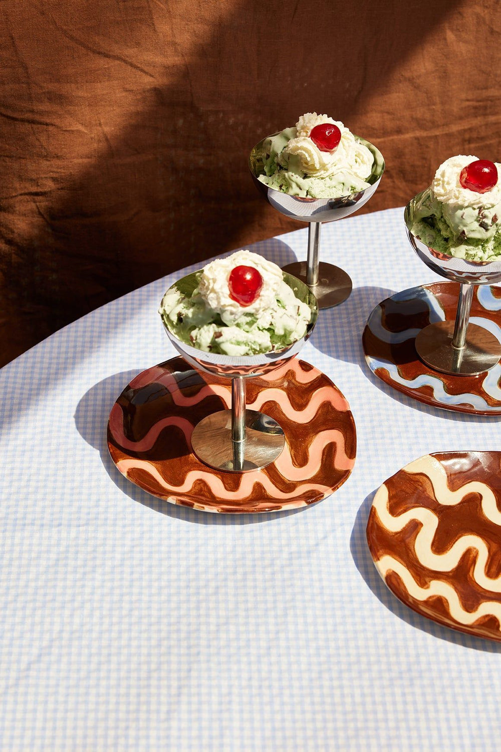 Strawberry Gelato Dessert Plate