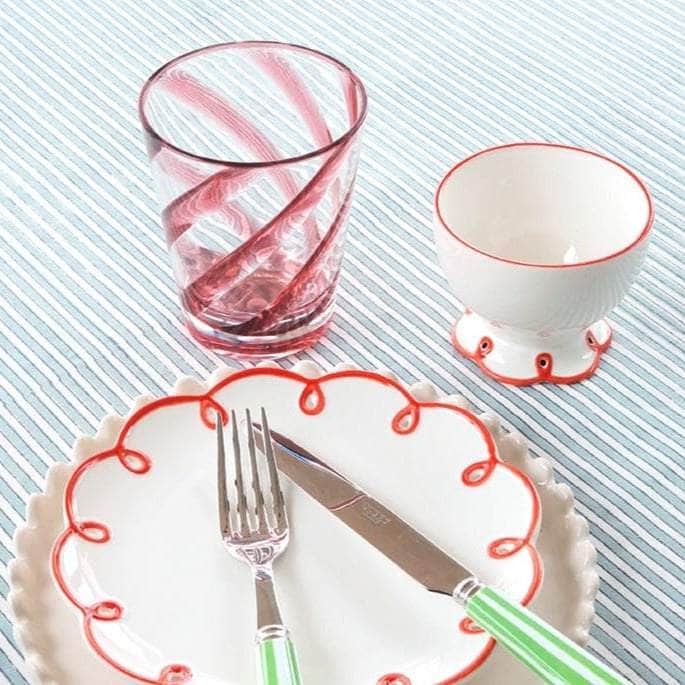 Poolside Gossip - Red Tumbler x 6