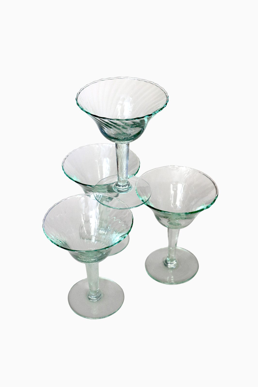 Set of 5 Vintage Cocktail/Martini Glasses
