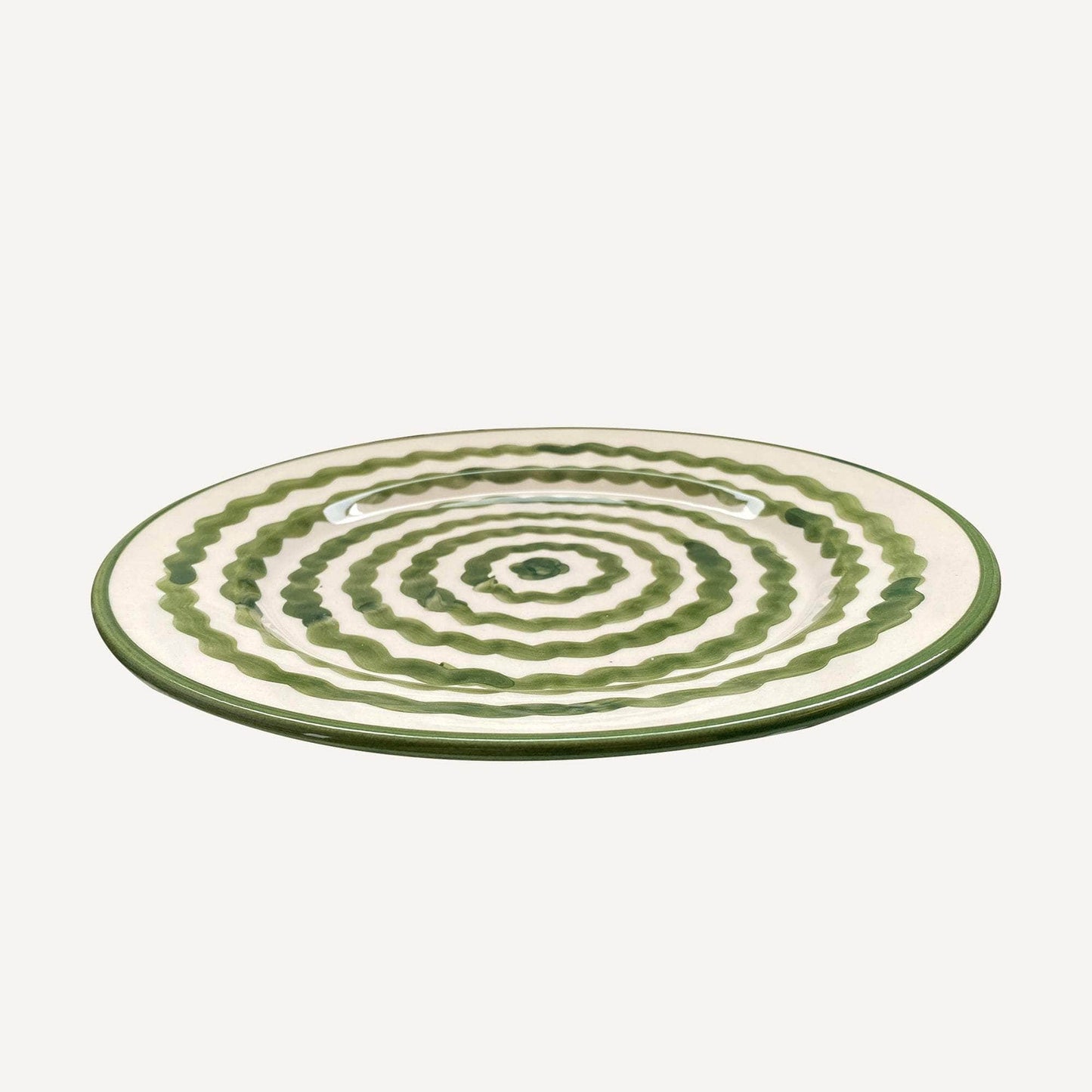 Side Plate -  Ondas - Fern Green