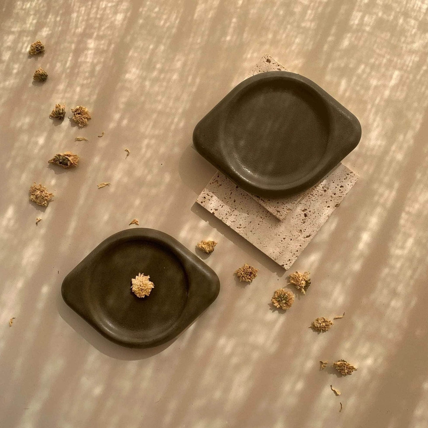 Two Coasters - Tobacco