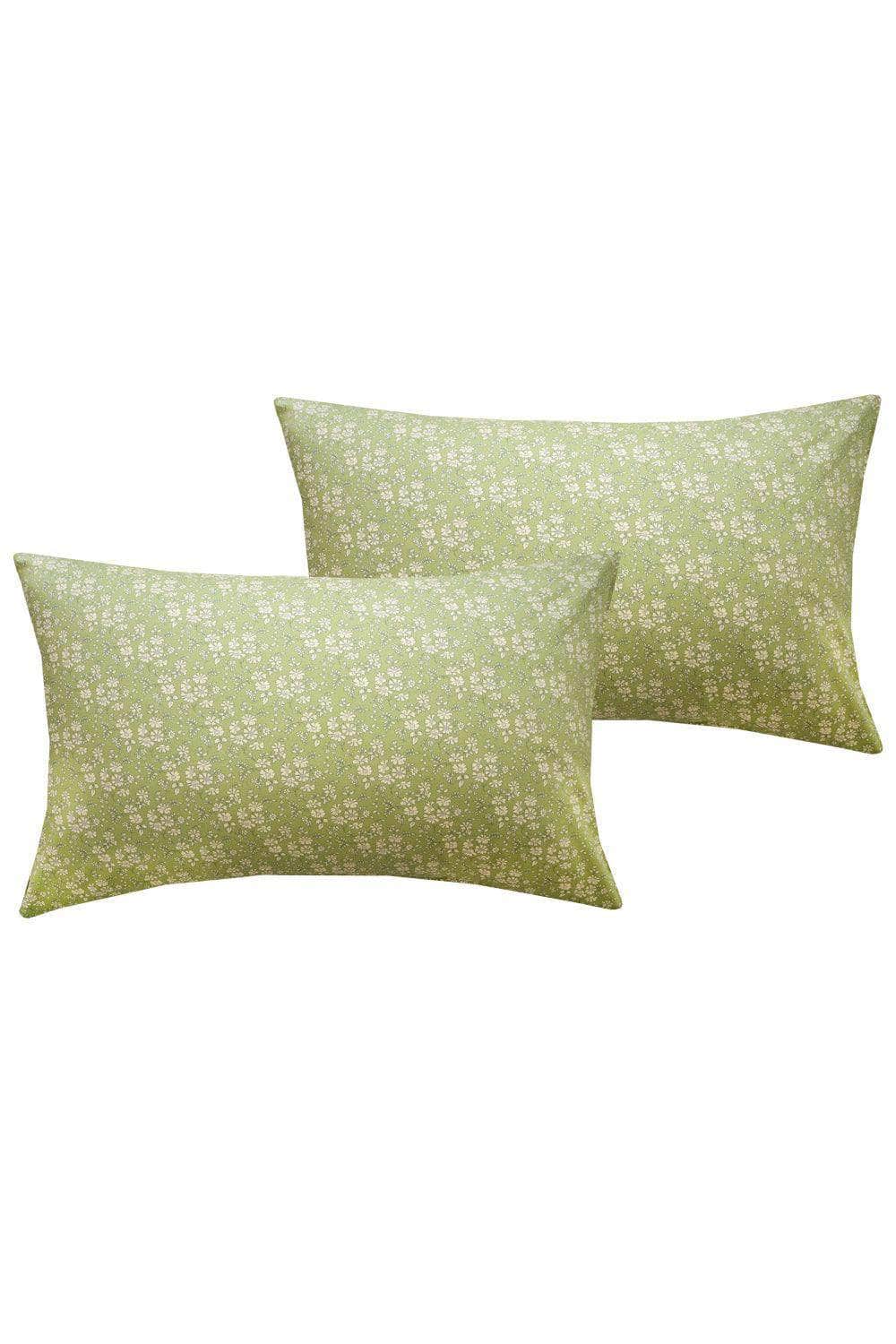 Pillowcase Made With Liberty Fabric Capel Pistachio