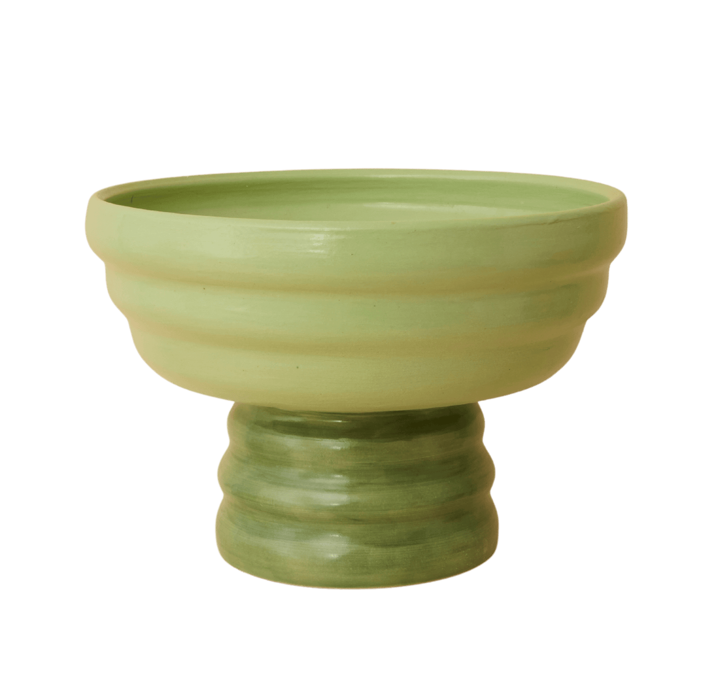 Pedestal Bowl - Green