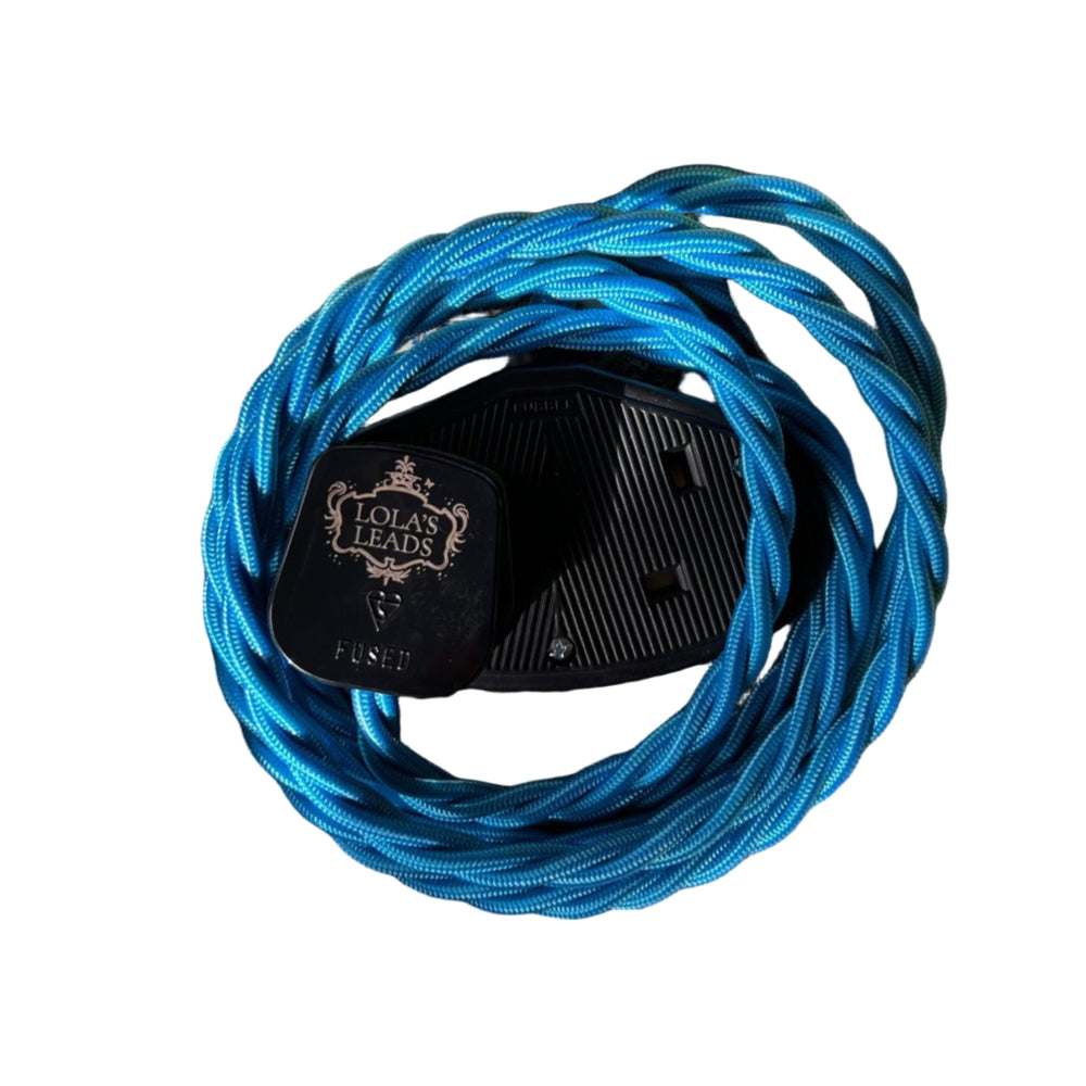 Azure - Lola's Leads Fabric Extension Cable