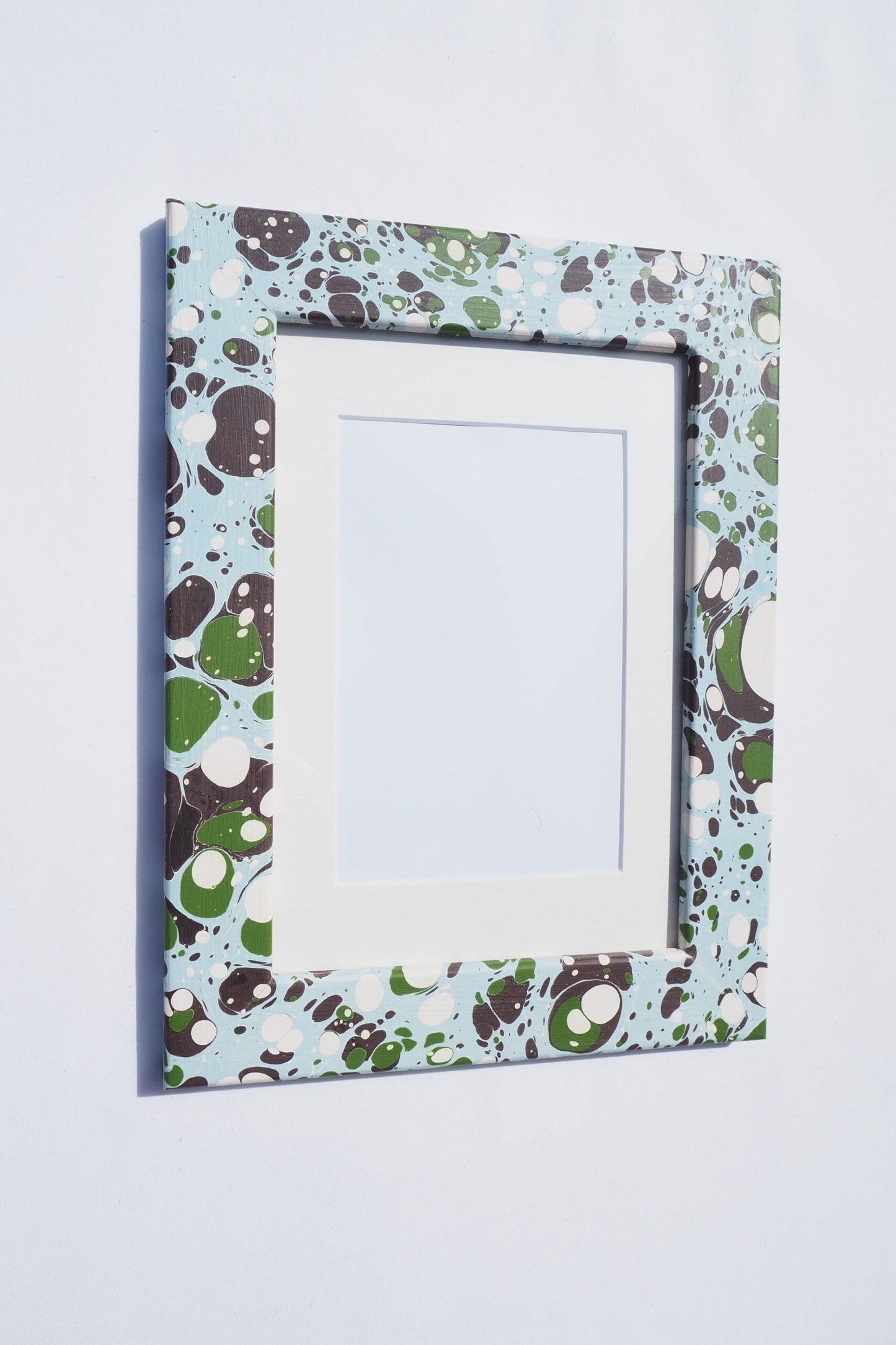 Hand Marbled Glacier A5 Frame