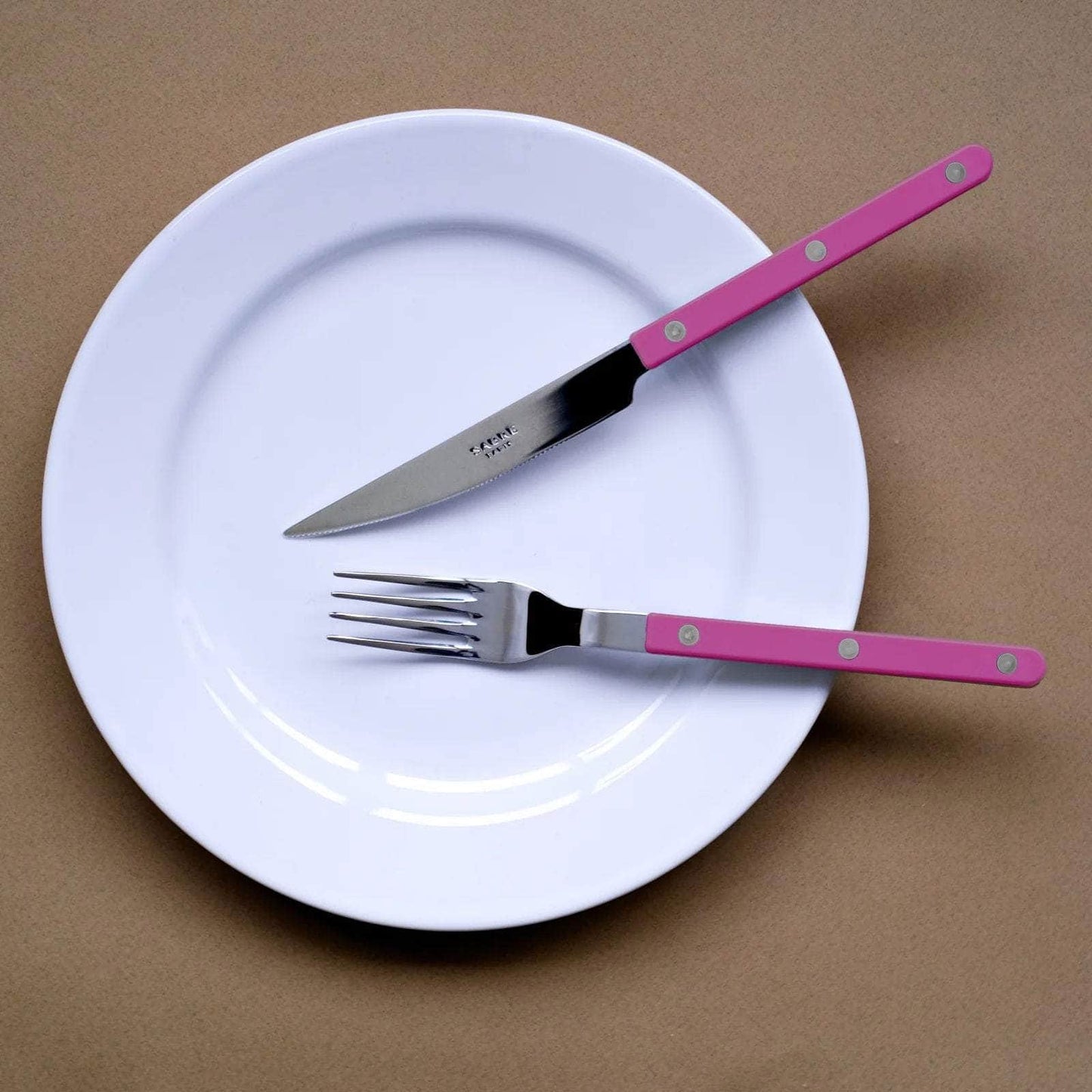 Bistrot 48 PC Cutlery Set, Raspberry