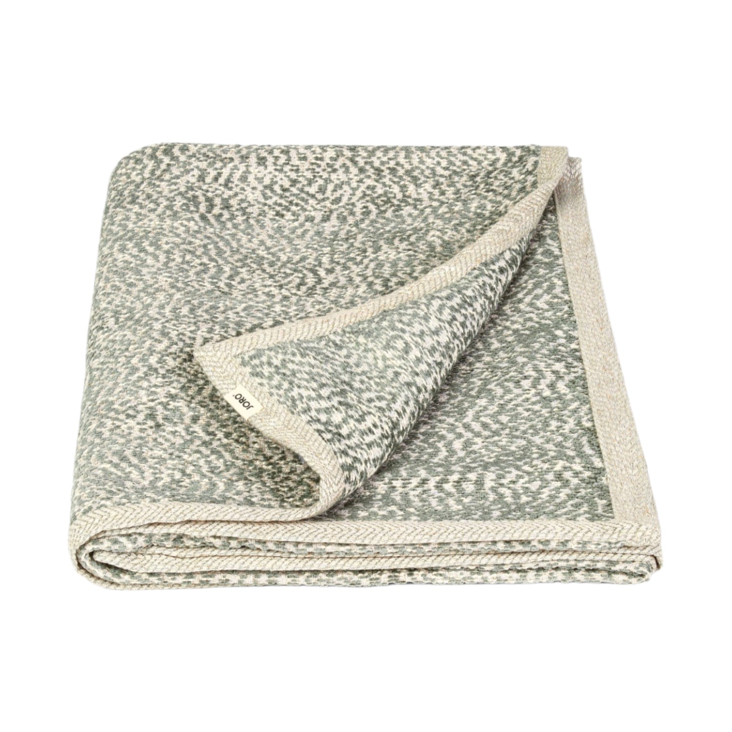 Sawan Jacquard Throw - Leaf Green