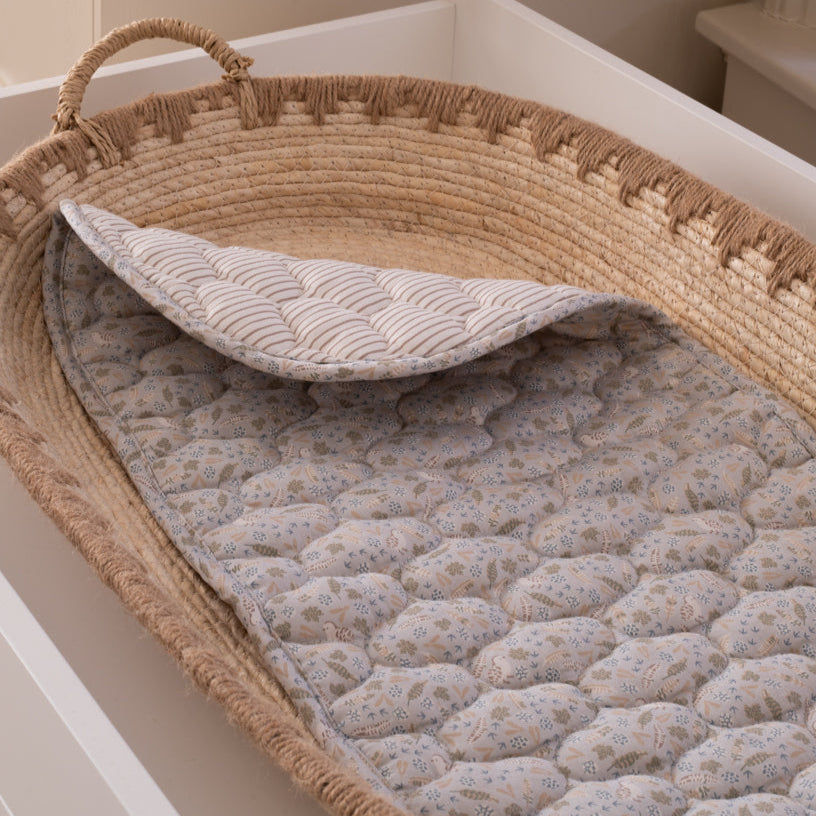 Changing Basket Cotton Liner - Nature Trail