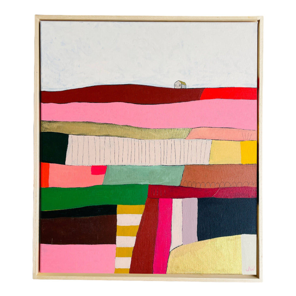 Colourful Landscapes Stripes Artwork