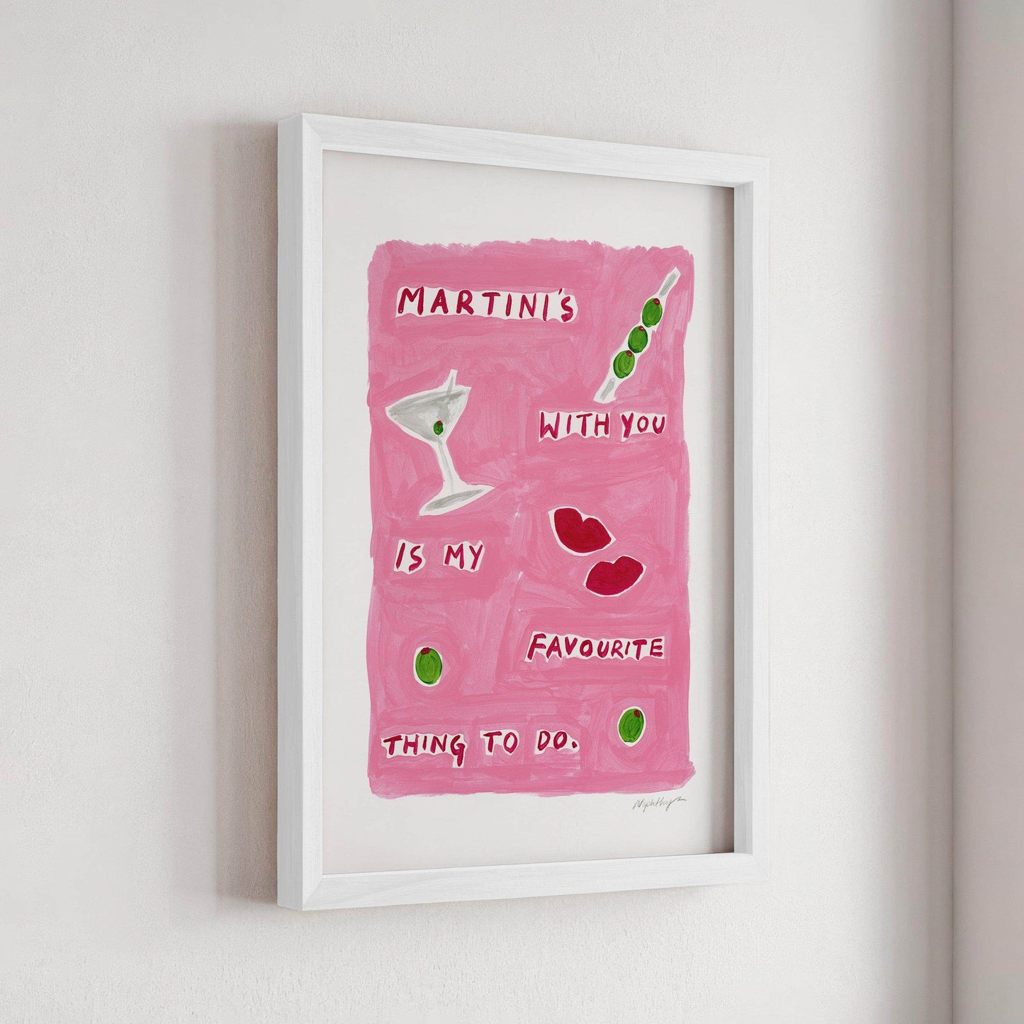 Martinis With You Print