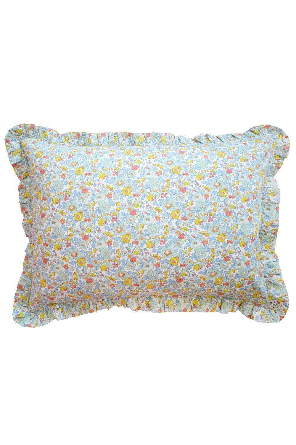 Frill Edge Pillowcase Made With Liberty Fabric Betsy Sage