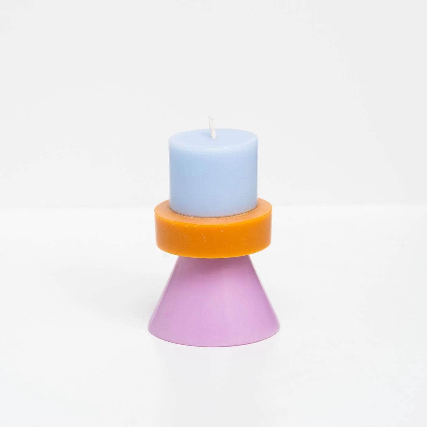 Stack Candle Mini - Sky / Caramel / Violet