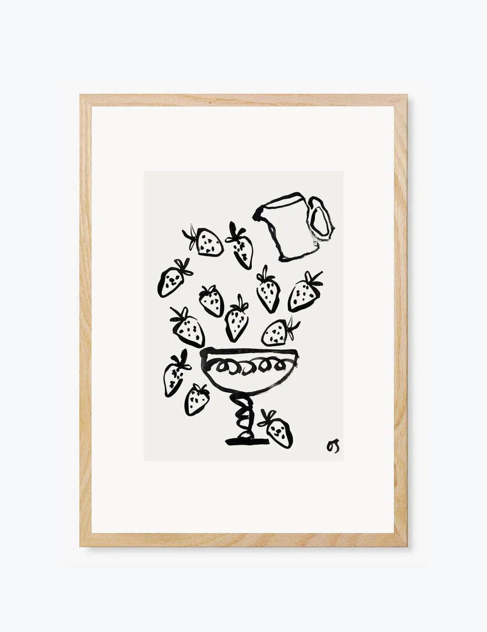 The Strawberries | Wall Art Print