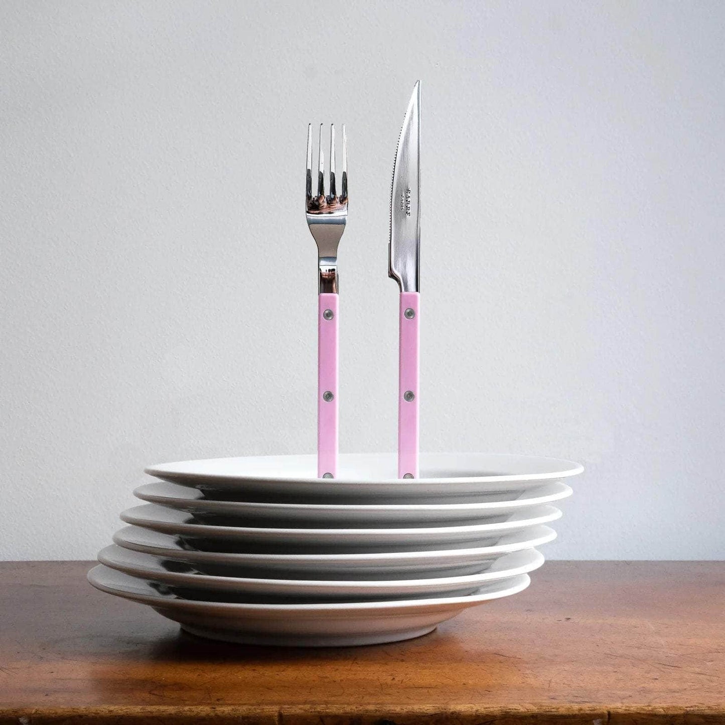 Bistrot 5 PC Cutlery Set, Rose Pink