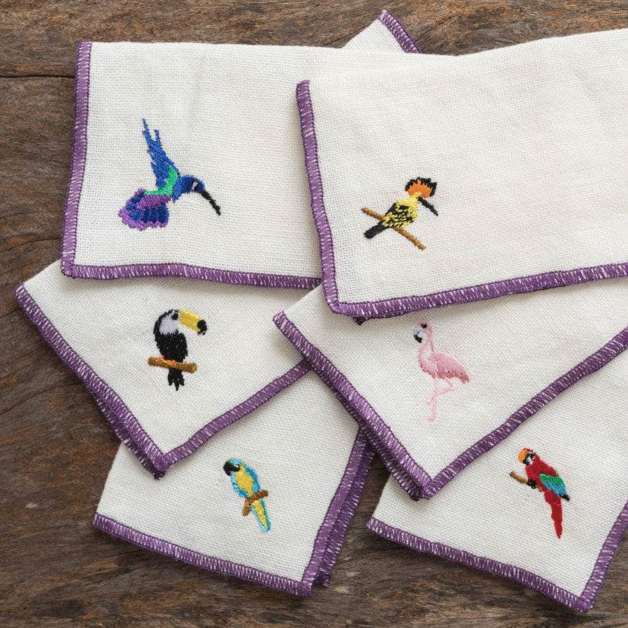 Tropical Cocktail Linen Napkins
