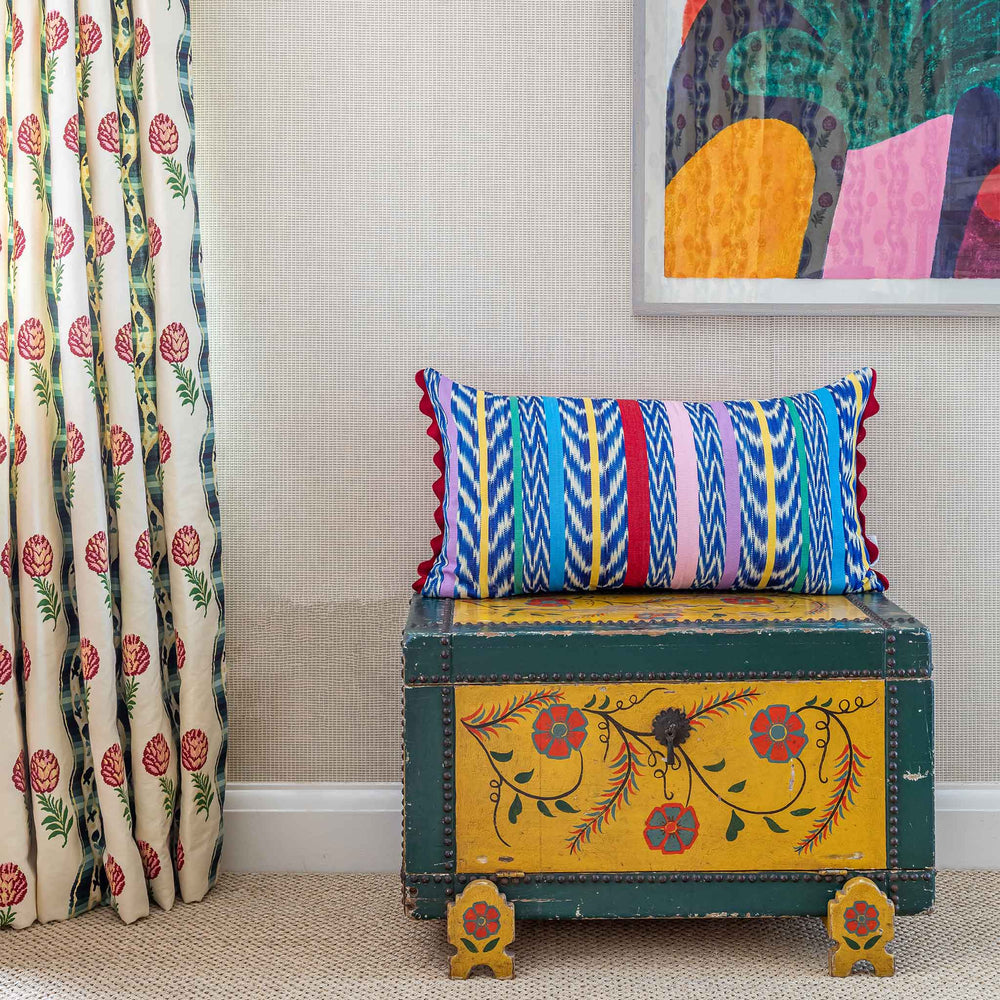 Gloria Oversized Oblong Blue Multi