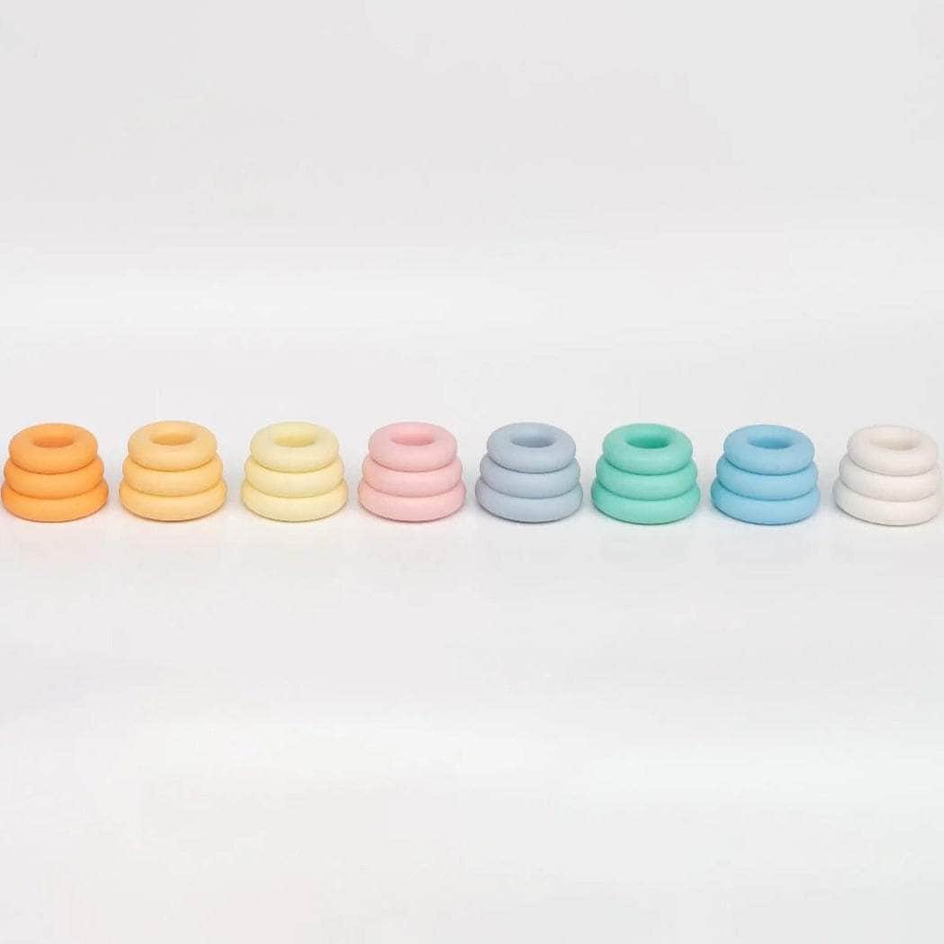 Mint Green Triple O Candleholder