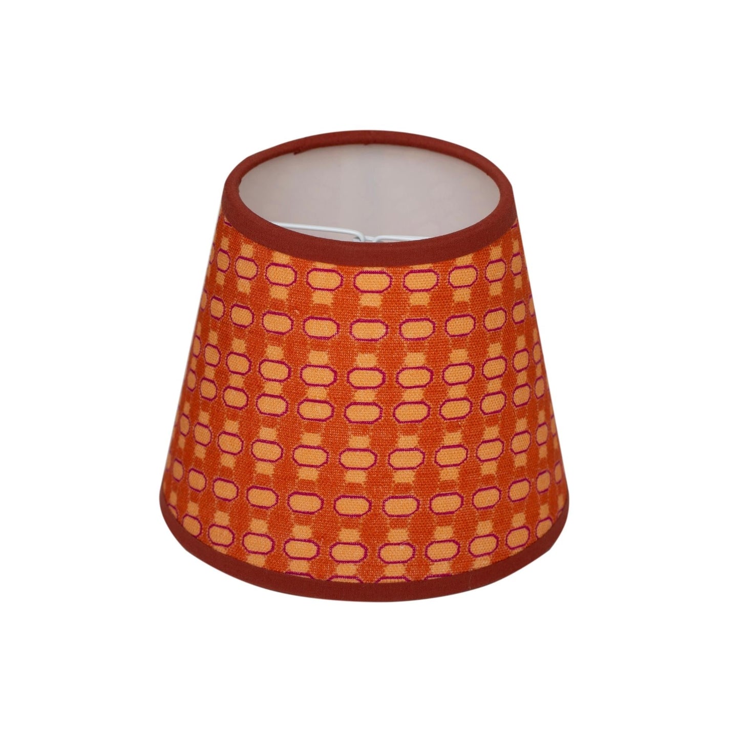 Lali II | Cherry Orange Candle Clip Lampshade