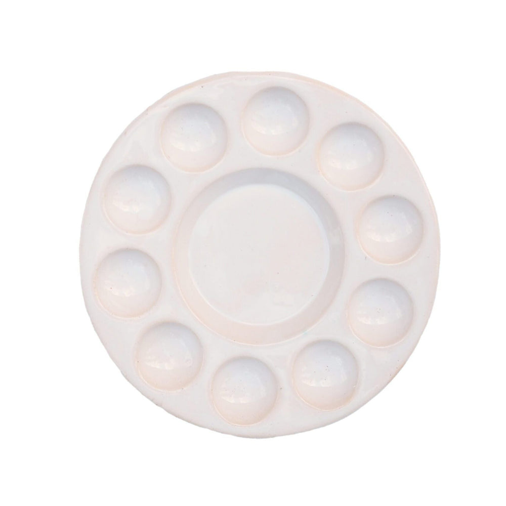 Round Handmade Ceramic Palette