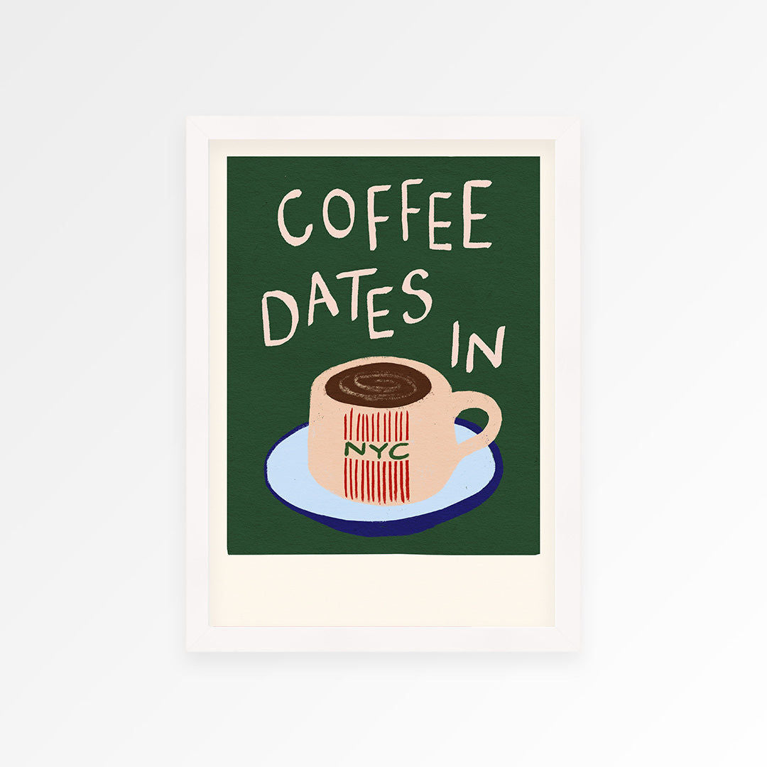 Coffee Dates in New York Print