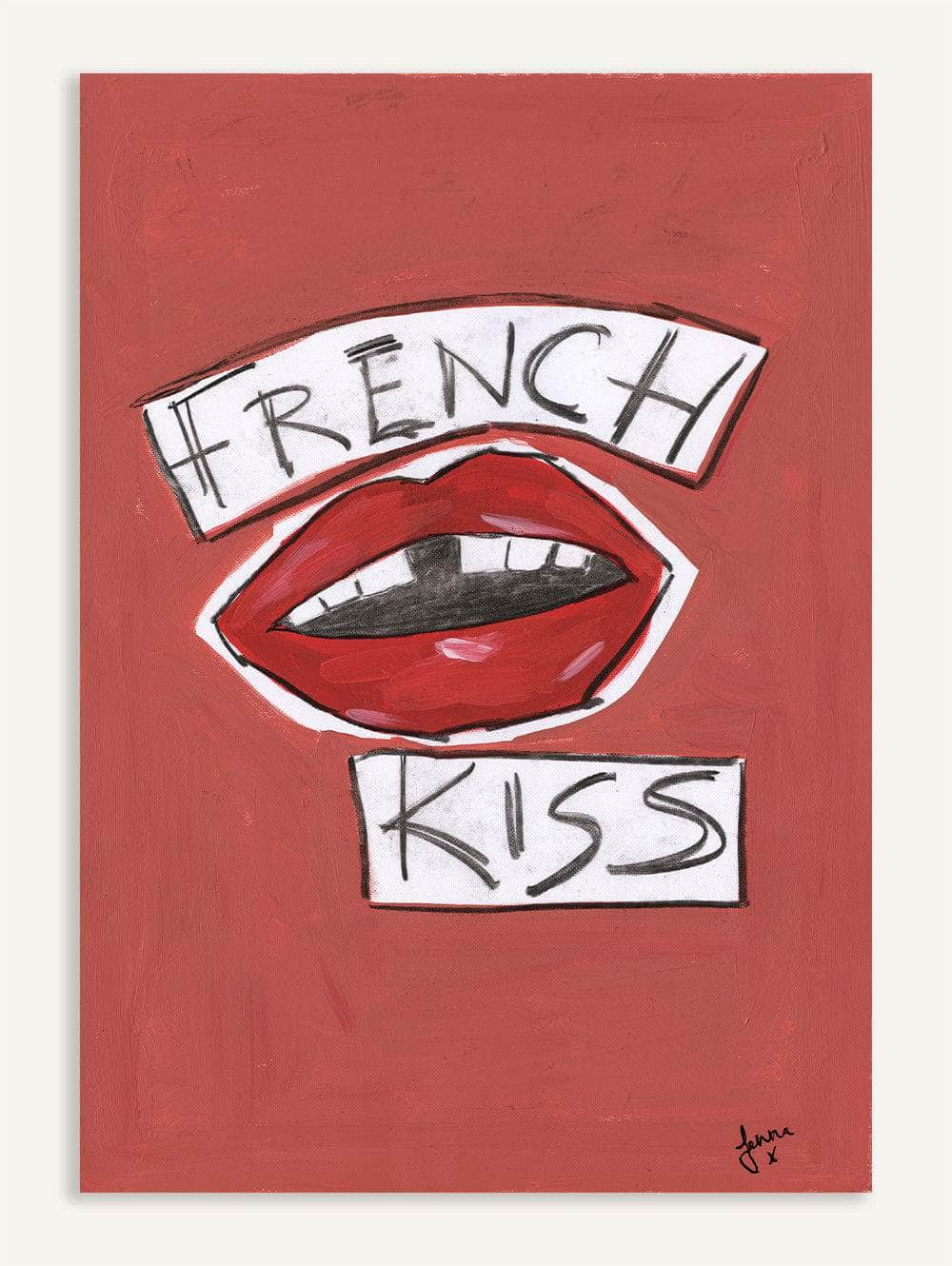 French Kiss Print